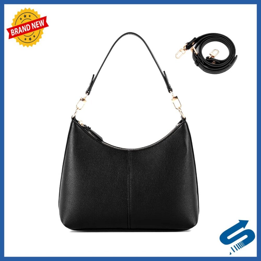 Mini Shoulder Bag Waterproof PU Leather Crossbody Purse for Work Travel